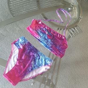 Tie dye bikini. Child's swim suit. NWT  11?